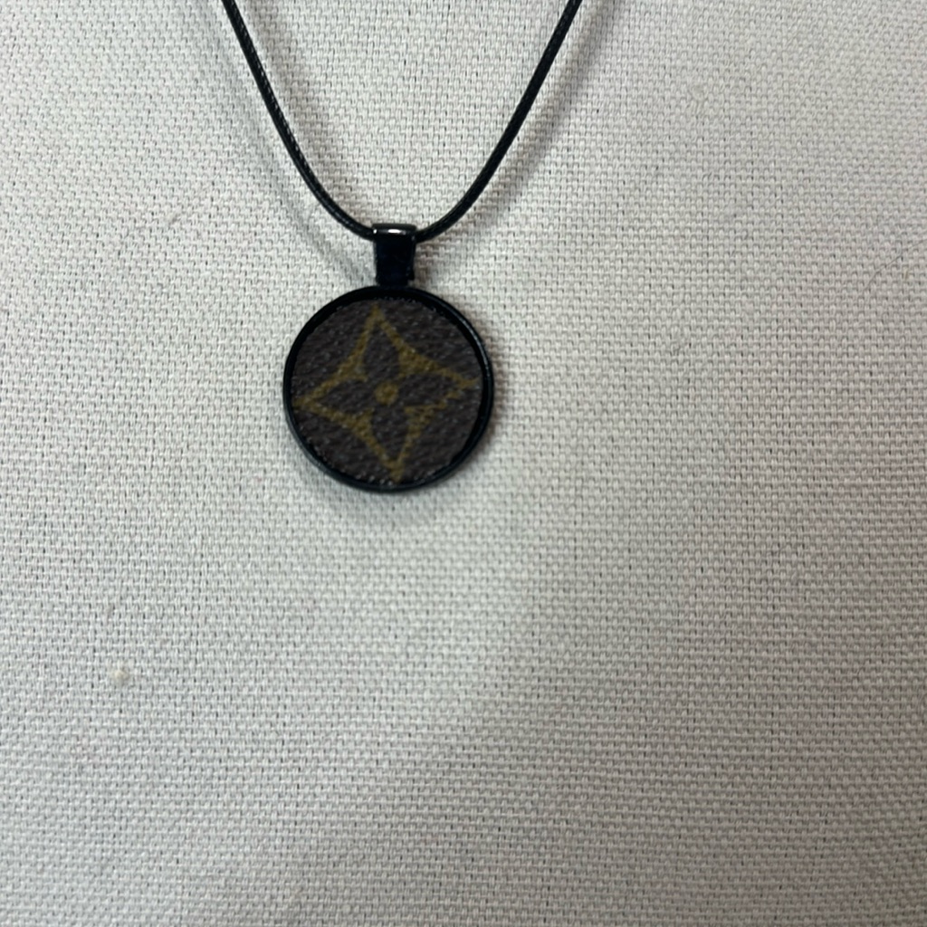 Necklace With Upcycled Louis Vuitton Monogram Charm 28$